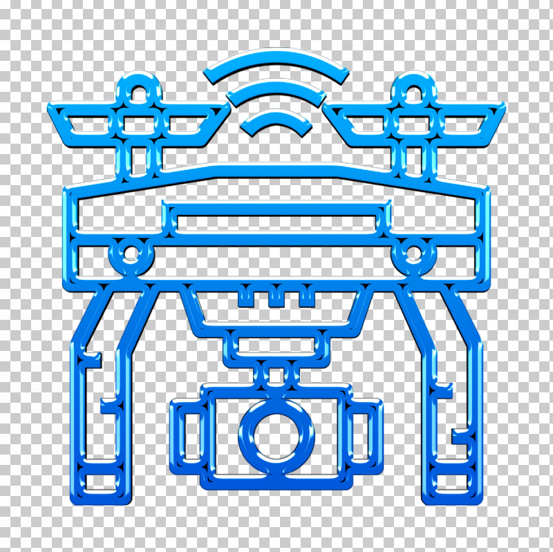 Drone Icon Film Director Icon PNG, Clipart, Drone Icon, Electric Blue, Film Director Icon, Line Free PNG Download