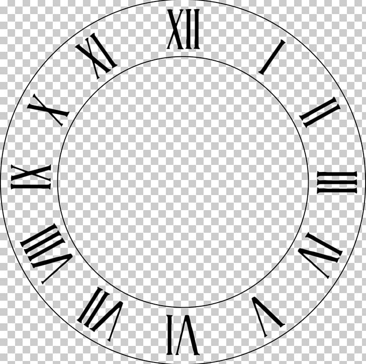 Clock Face Roman Numerals PNG, Clipart, Area, Black And White, Circle, Clock, Clock Icon Free PNG Download