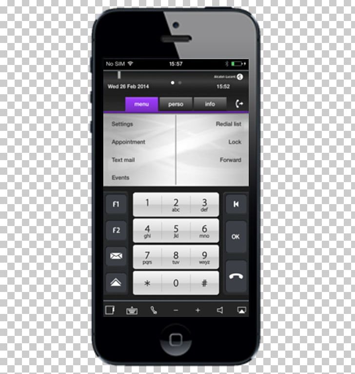 Feature Phone Smartphone Softphone Handheld Devices Telephone PNG, Clipart, Alcatellucent, Alcatellucent Enterprise, Business Telephone System, Electronic Device, Electronics Free PNG Download