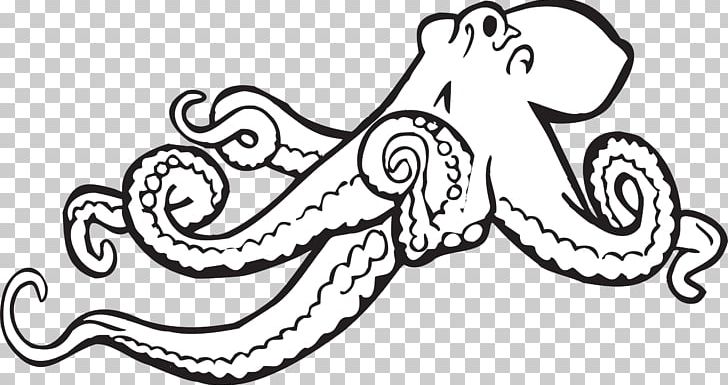 Octopus Black And White PNG, Clipart, Art, Artwork, Black, Black And White, Download Free PNG Download