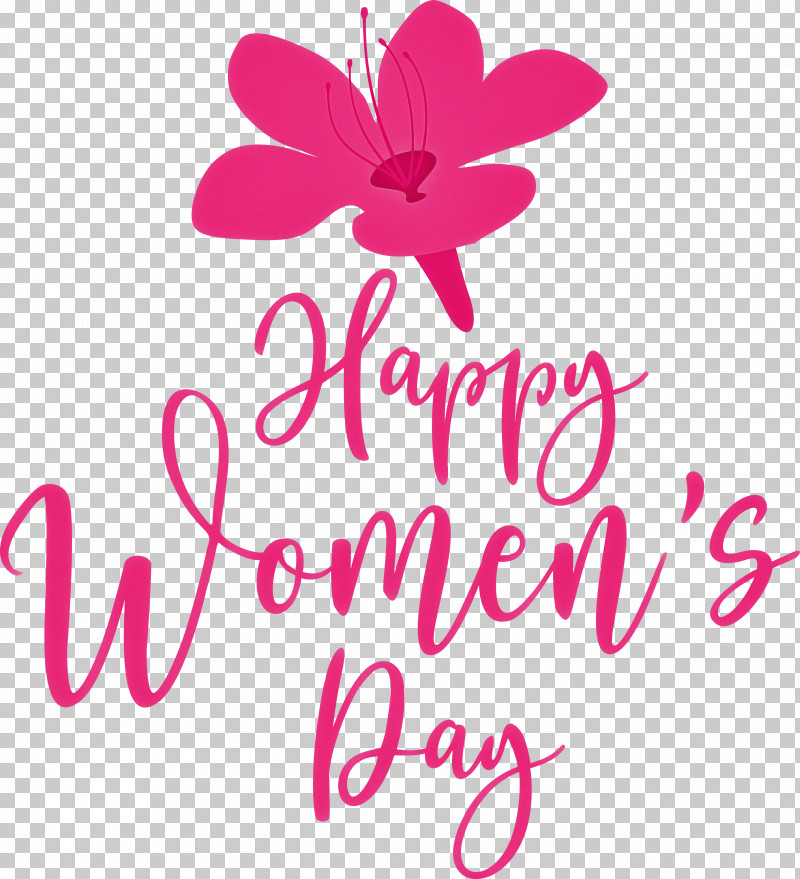 Happy Women’s Day PNG, Clipart, Calligraphy, Cartoon, Drawing, Logo, Painting Free PNG Download