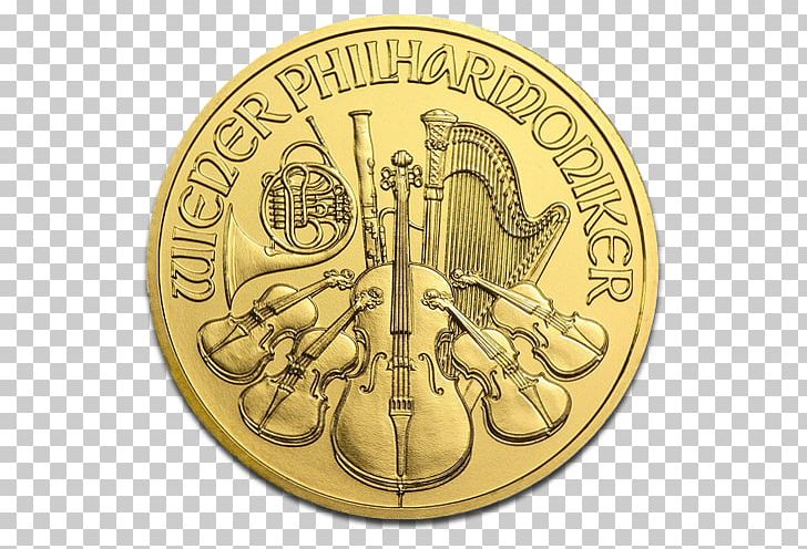 Vienna Philharmonic Bullion Coin Gold Coin Ounce PNG, Clipart, American Gold Eagle, Austria, Austrian, Austrian Mint, Brass Free PNG Download