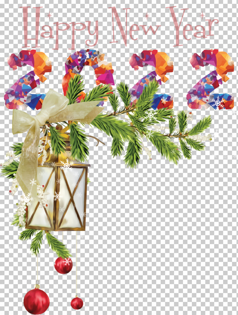 Happy New Year 2022 2022 New Year 2022 PNG, Clipart, Bauble, Biology, Christmas Day, Christmas Ornament M, Cut Flowers Free PNG Download