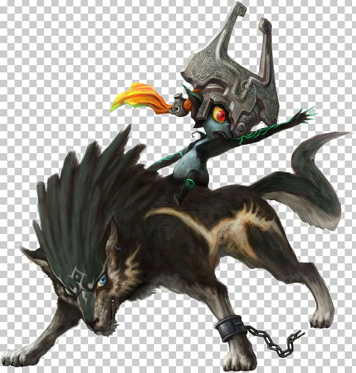 The Legend Of Zelda: Twilight Princess HD The Legend Of Zelda: Breath Of The Wild Link Gray Wolf PNG, Clipart, Action Figure, Creatures, Dragon, Epona, Fantasy Free PNG Download