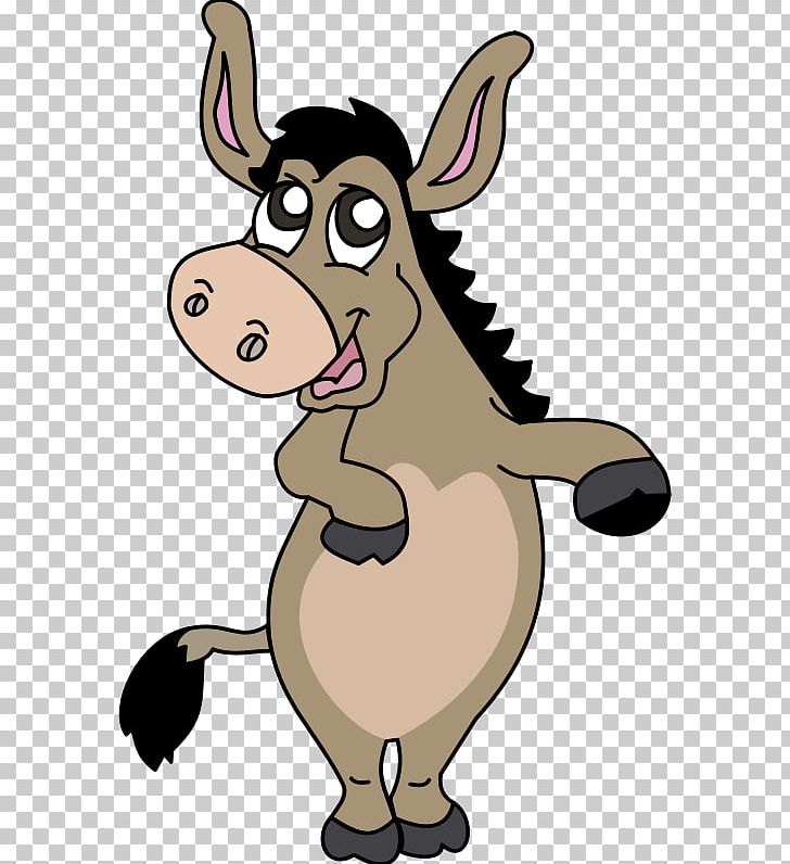 Donkey PNG, Clipart, Cartoon, Cattle Like Mammal, Cow Goat Family, Donkey, Fictional Character Free PNG Download