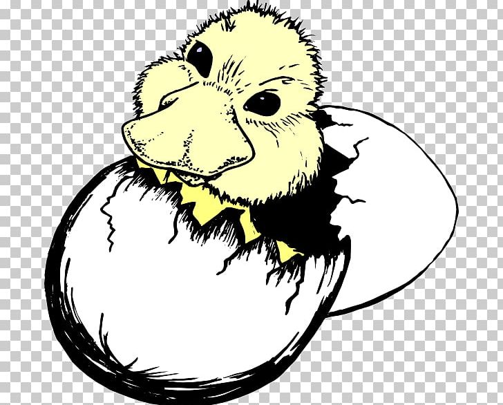 Duck Hatching PNG, Clipart, Artwork, Beak, Black And White, Carnivoran, Cartoon Free PNG Download