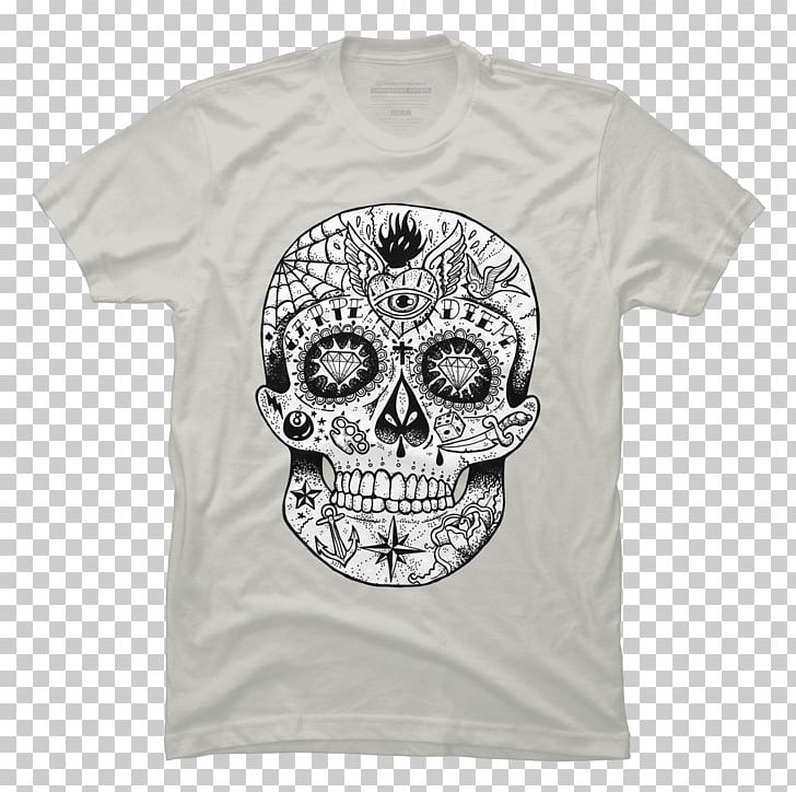 T-shirt Hoodie Top Sleeve PNG, Clipart, Bag, Bone, Brand, Calavera, Clothing Free PNG Download
