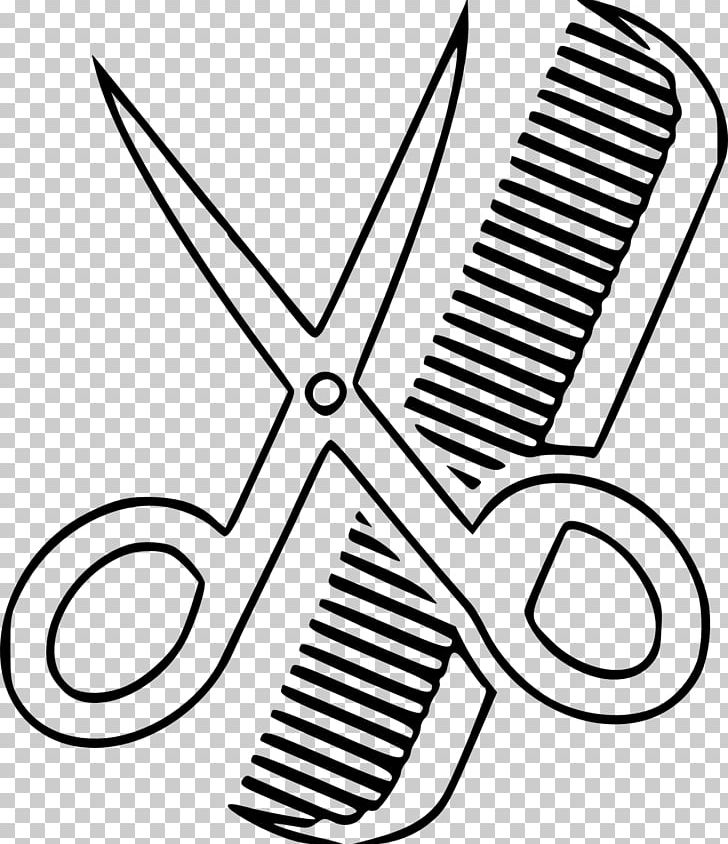 Comb Hairstyle Cosmetologist PNG, Clipart, Angle, Barber, Beauty Parlour, Black And White, Circle Free PNG Download