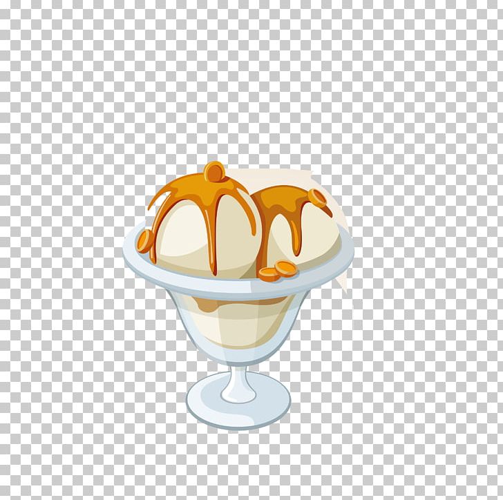 Ice Cream Dessert Illustration PNG, Clipart, Confectionery, Cream, Dairy Product, Dame Blanche, Dessert Free PNG Download