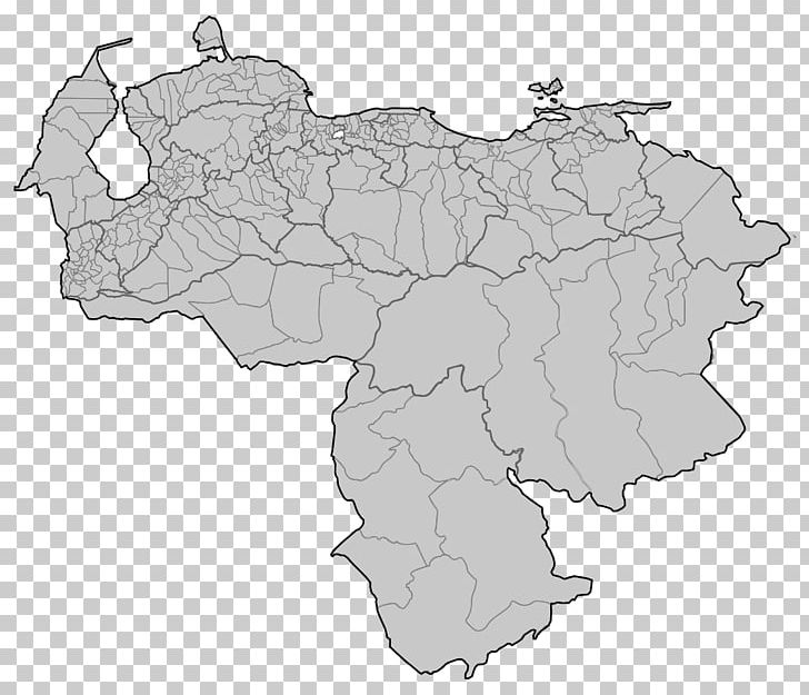 Municipalities Of Venezuela Capital District State Of Venezuela United States Map PNG, Clipart, Area, Black And White, English Language, File, Line Art Free PNG Download