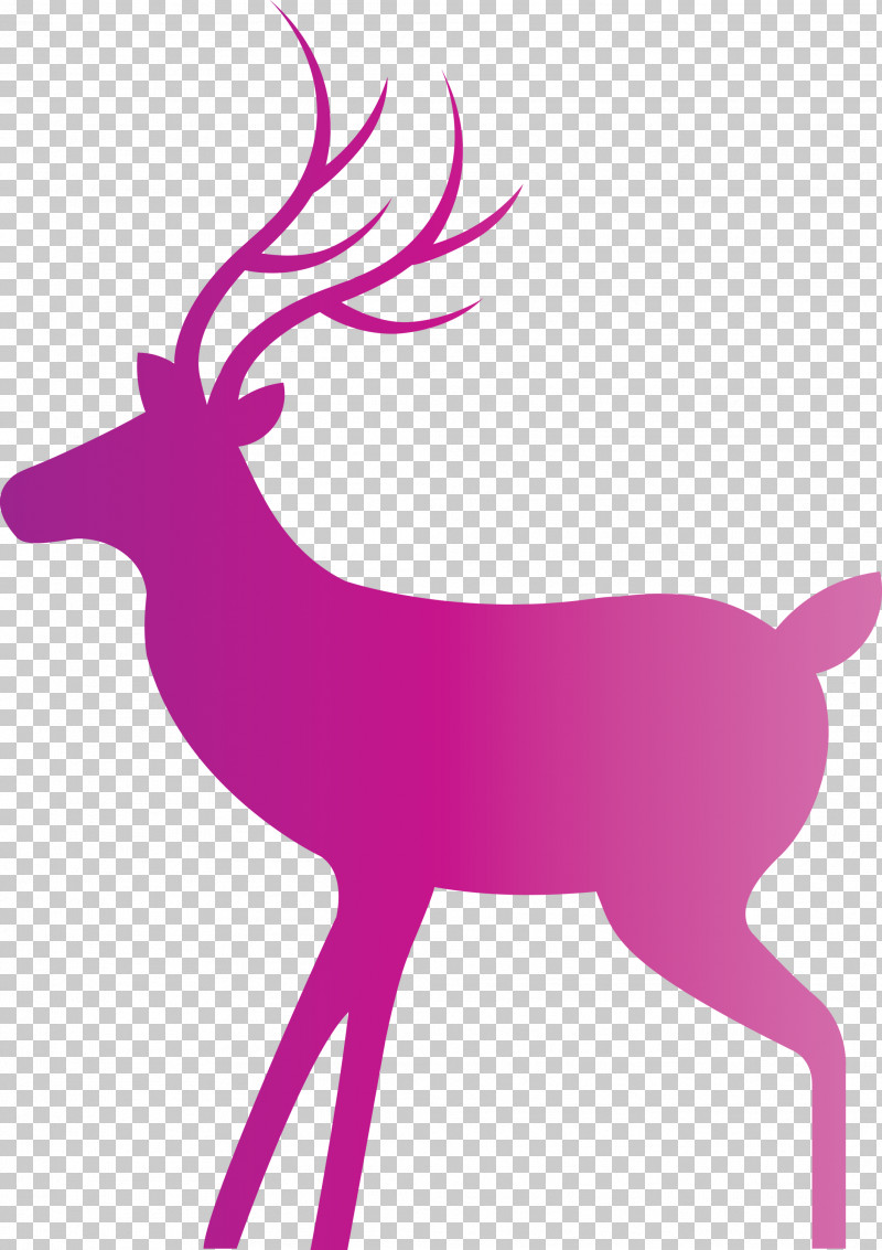 Christmas Deer Reindeer PNG, Clipart, Antler, Character, Character Created By, Christmas Deer, Reindeer Free PNG Download