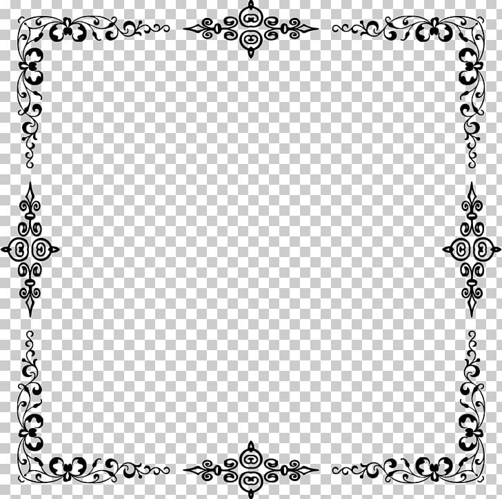 Borders And Frames Frames PNG, Clipart, Area, Art, Black, Black And White, Body Jewelry Free PNG Download