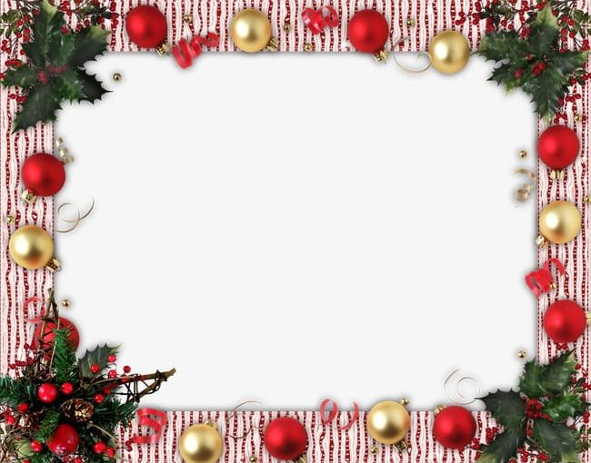 Christmas Flower Decoration Border Background PNG, Clipart, Background ...
