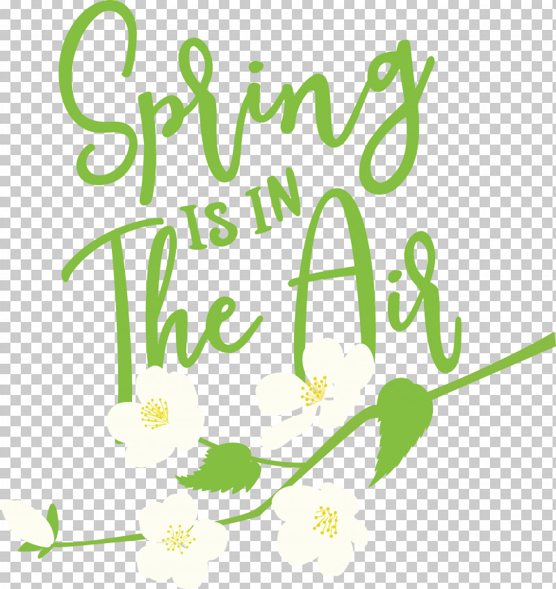 Spring Spring Is In The Air PNG, Clipart, Floral Design, Flower, Leaf, Logo, Meter Free PNG Download
