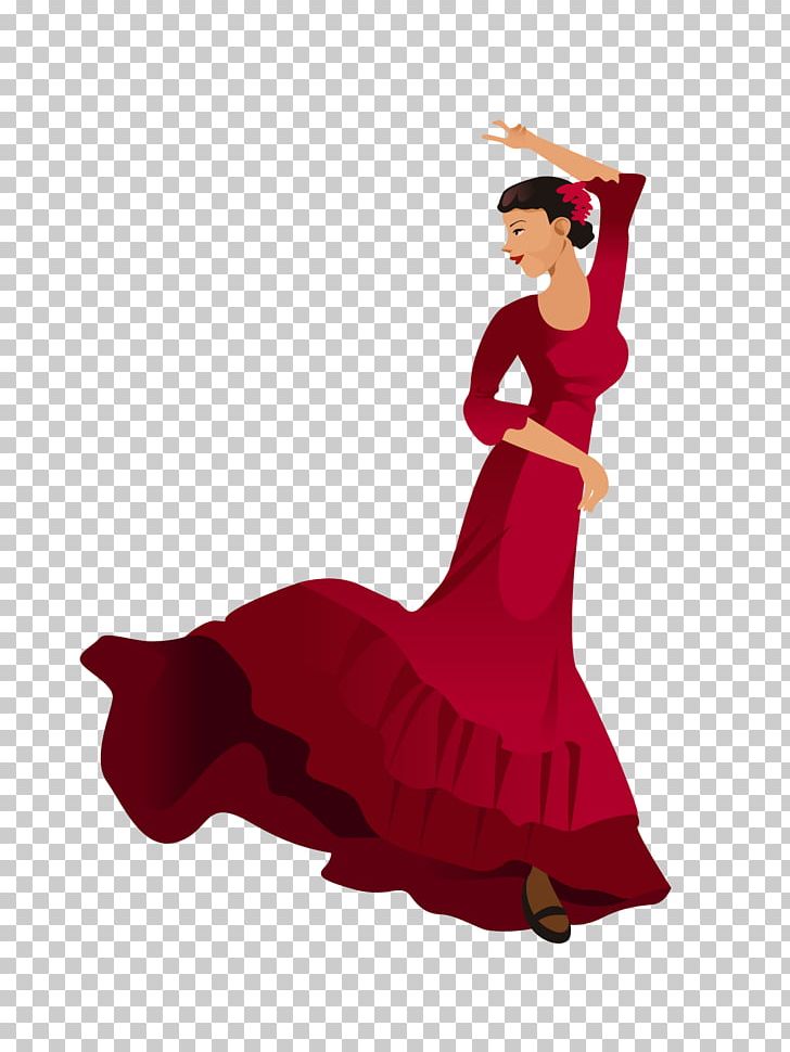 Spain Flamenco Illustration PNG, Clipart, Art, Ballet Dancer, Beauty, Costume Design, Dance Free PNG Download