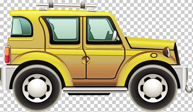 Vehicle Car Cartoon Yellow Transport PNG, Clipart, Car, Cartoon, Paint, Taxi, Transport Free PNG Download