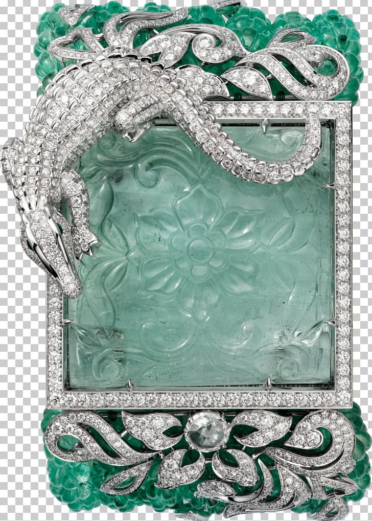 Emerald Cartier Jewellery Watch Bracelet PNG, Clipart, Aquamarine, Bracelet, Cartier, Cartier Tank, Clock Free PNG Download