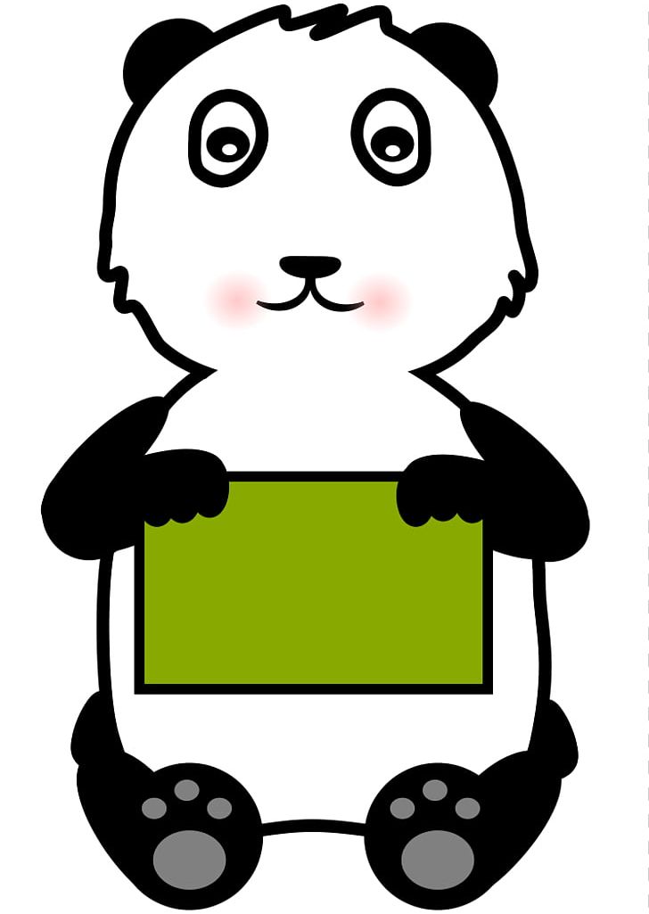 Giant Panda Bear PNG, Clipart, Artwork, Bamboo, Bear, Black, Black And White Free PNG Download