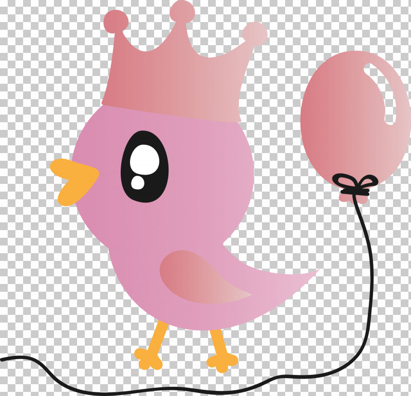 Pink Cartoon Bird PNG, Clipart, Bird, Cartoon, Cartoon Bird, Cute Bird, Pink Free PNG Download