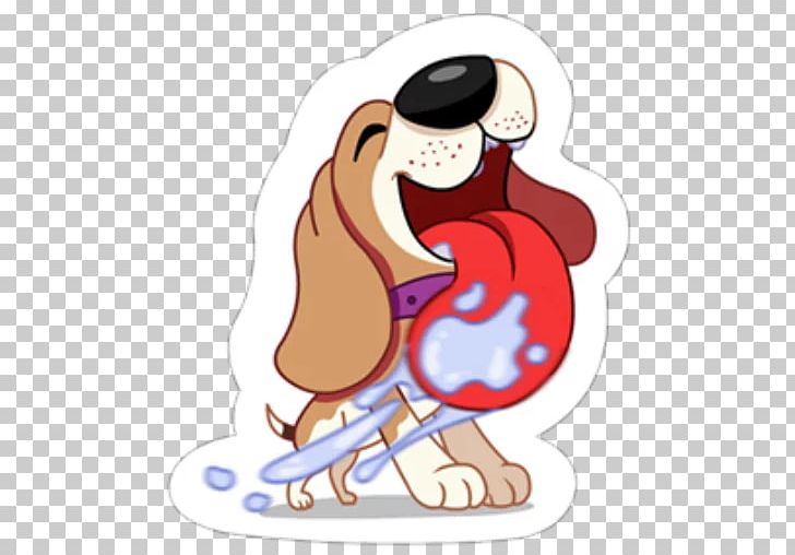 Dog Sticker Viber Giphy PNG, Clipart, Animals, Arm, Art, Beak, Dog Free PNG Download