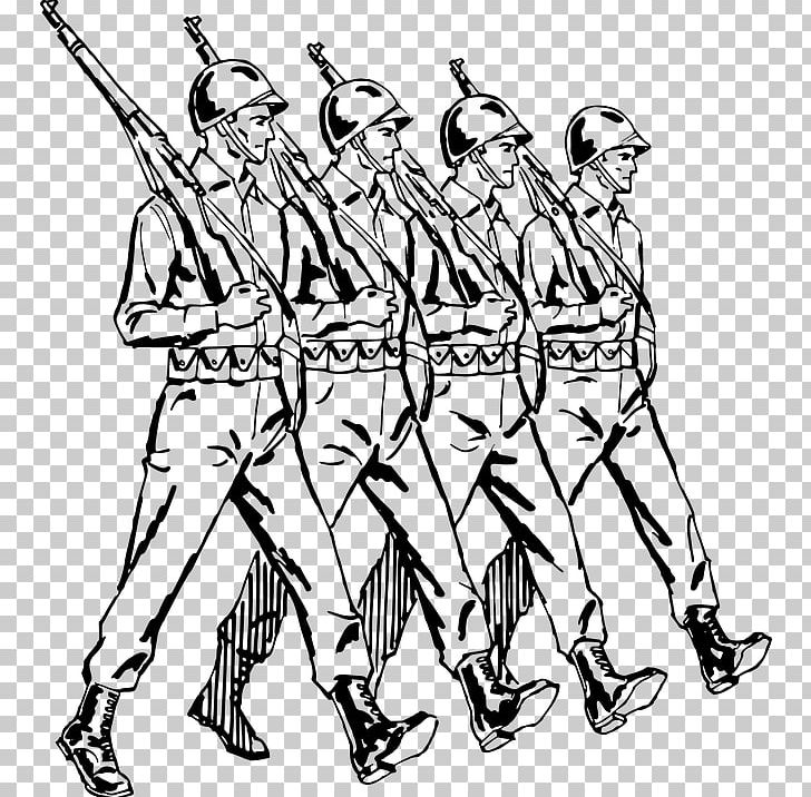 Marching Soldier PNG, Clipart, Army, Artwork, Black And White, Can Stock Photo, Clothing Free PNG Download