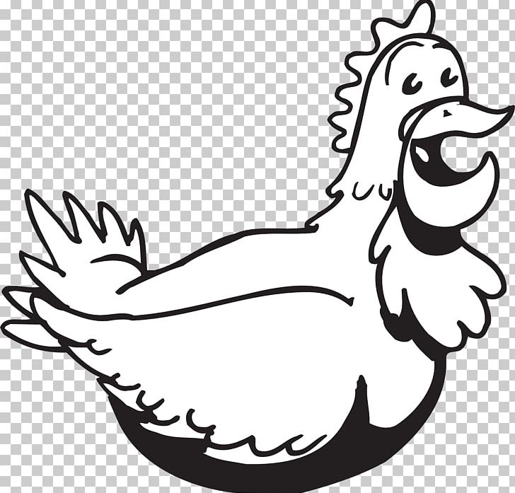 Chicken Black And White PNG, Clipart, Animals, Art, Beak, Bird, Black Free PNG Download