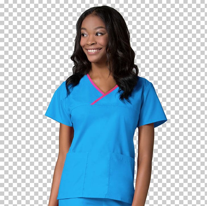 Scrubs Sleeve Nurse Uniform Clothing PNG, Clipart, Aqua, Blue, Clothing, Cobalt Blue, Contrast Free PNG Download