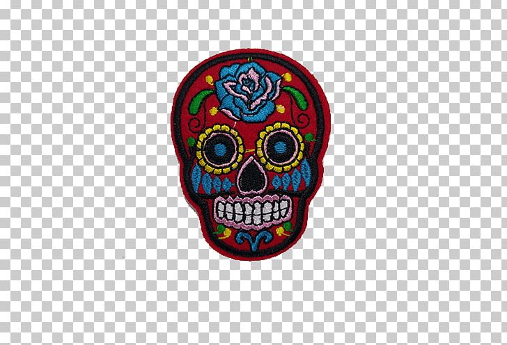 La Calavera Catrina Skull Embroidery Day Of The Dead PNG, Clipart, Applique, Badge, Bone, Calavera, Clothing Free PNG Download