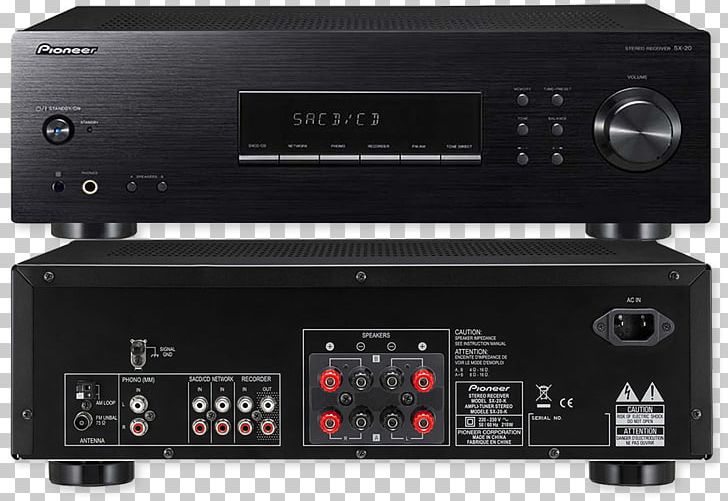 Pioneer SX-20 AV Receiver Radio Receiver Tuner Audio Power Amplifier PNG, Clipart, Am Broadcasting, Amplifier, Audio, Audio Equipment, Audio Power Amplifier Free PNG Download