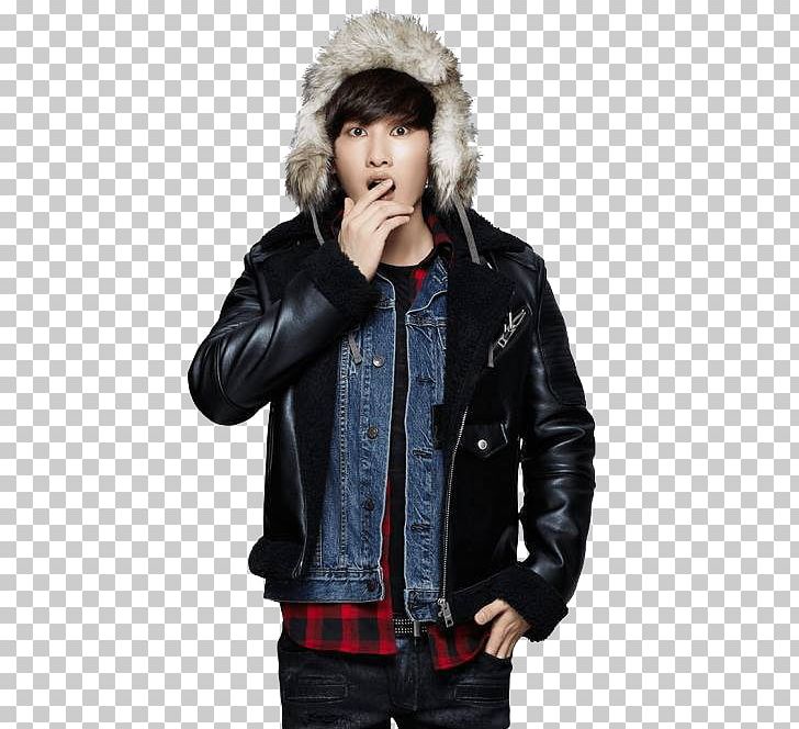 Leather Jacket Super Junior-D&E Fur Clothing PNG, Clipart, Clothing, Coat, Eunhyuk, Fur, Fur Clothing Free PNG Download