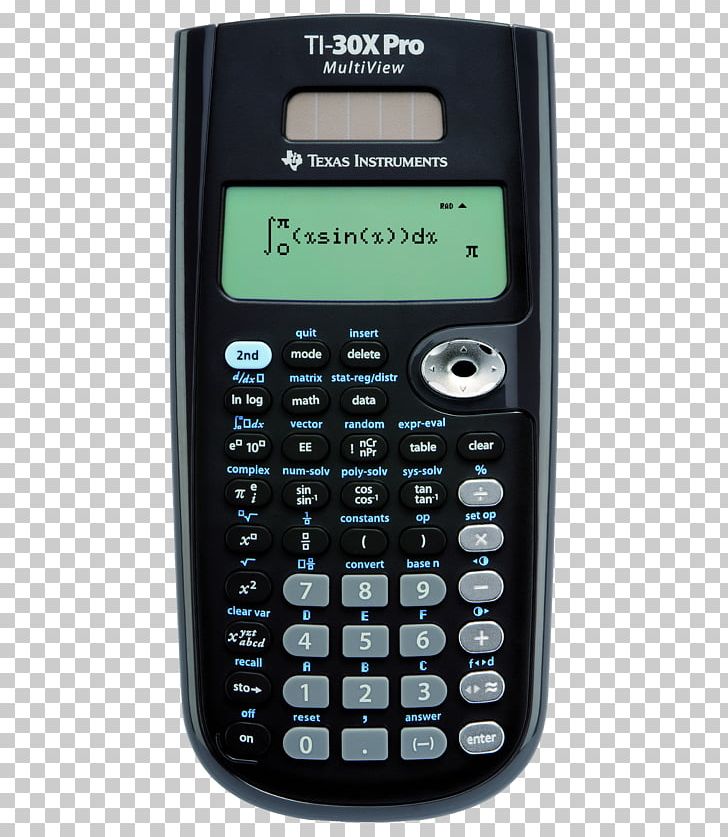Texas Instruments CAS Calculator TI-30X Plus Silver Texas Instruments TI-30X Pro MultiView PNG, Clipart, Answering Machine, Calculator, Cellular Network, Electronics, Feature Phone Free PNG Download