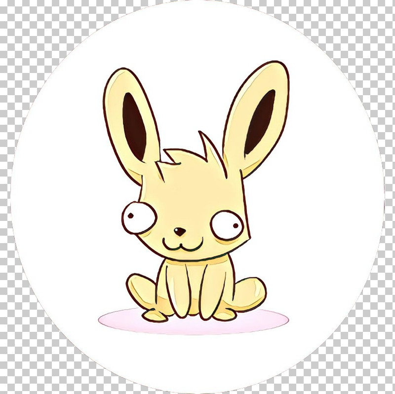 Cartoon Rabbit Head Yellow Nose PNG, Clipart, Animation, Cartoon, Finger, Gesture, Head Free PNG Download