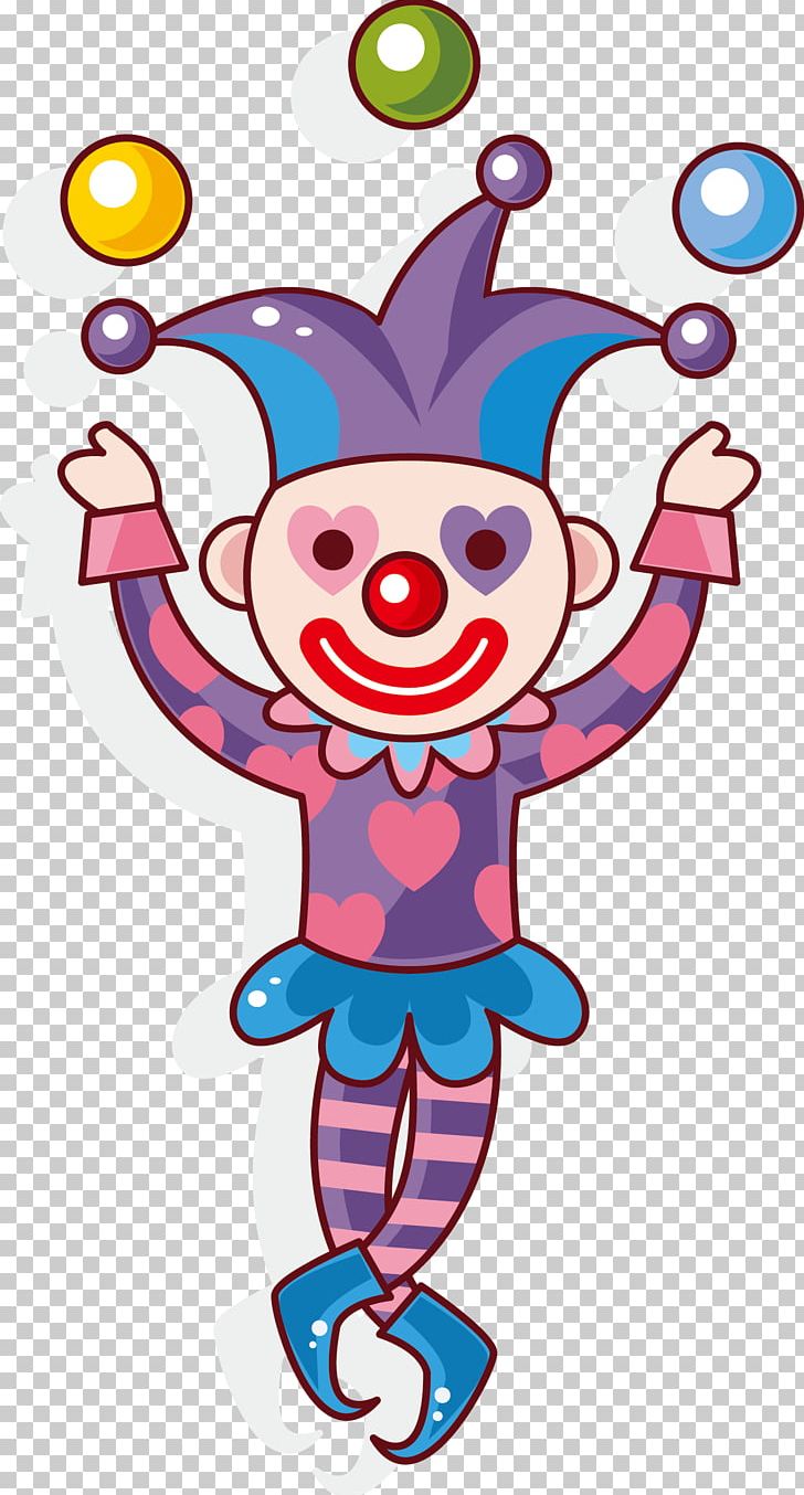 Clown Circus Cartoon Illustration PNG, Clipart, Acrobatics, Area, Art, Artwork, Cartoon Clown Free PNG Download