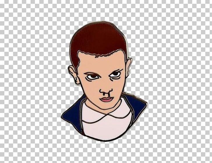 Eleven Stranger Things Lapel Pin Clothing Accessories PNG, Clipart, Brown Hair, Cartoon, Cheek, Chin, Clothing Accessories Free PNG Download