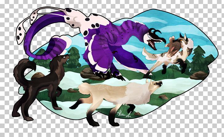 Horse Illustration Cartoon Purple Carnivores PNG, Clipart,  Free PNG Download