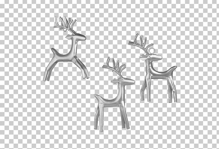 Reindeer Antler Christmas Ornament White PNG, Clipart, Antler, Black, Black And White, Blue, Body Jewellery Free PNG Download