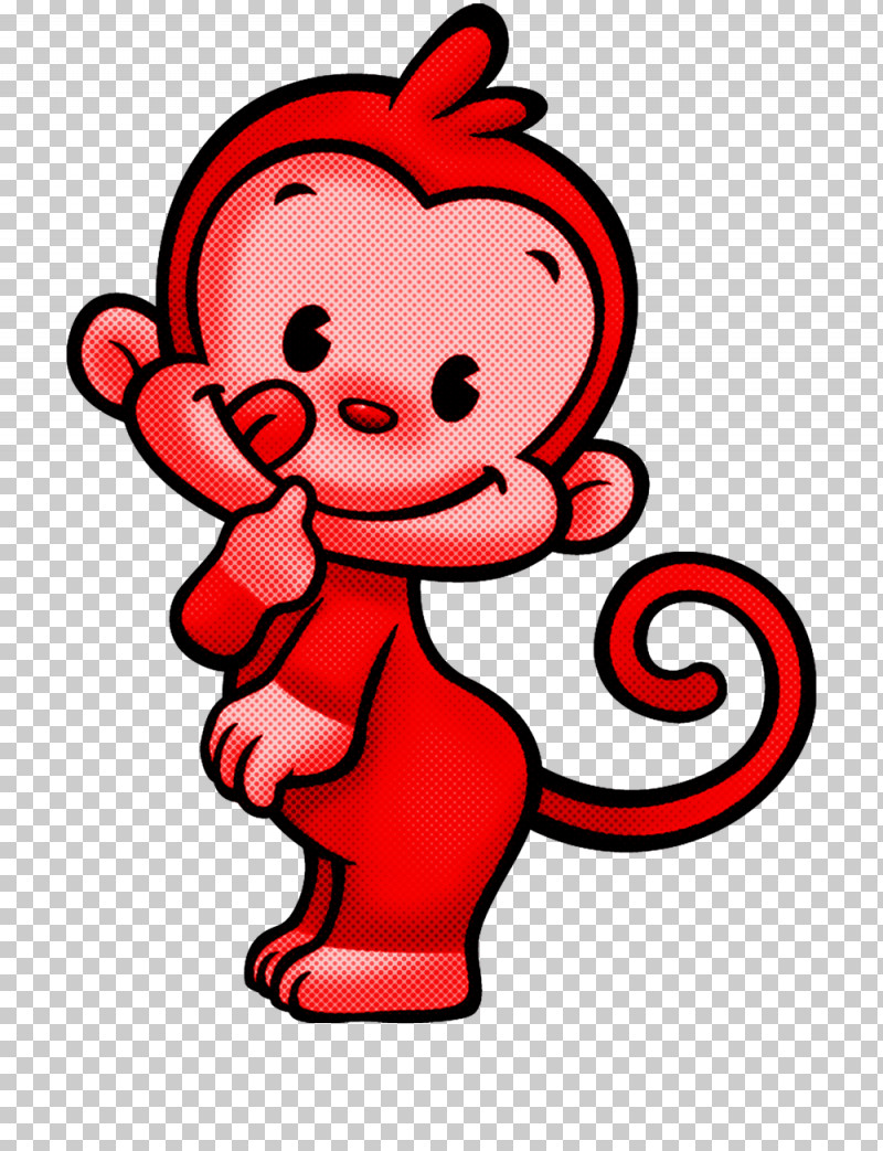 Cartoon Red Line Finger Happy PNG, Clipart, Cartoon, Finger, Happy, Line, Pleased Free PNG Download