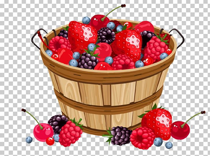 Strawberry Raspberry Basket PNG, Clipart, Basket, Berry, Blackberry, Blueberry, Food Free PNG Download