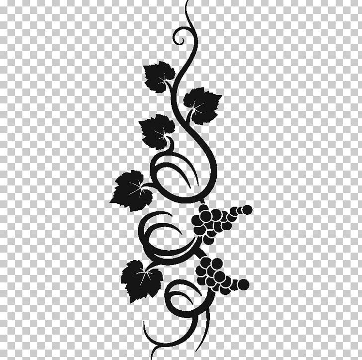 Vigne Branch Sticker Fig Leaf Garland PNG, Clipart, Bathroom, Black And White, Body Jewelry, Branch, Decor Free PNG Download