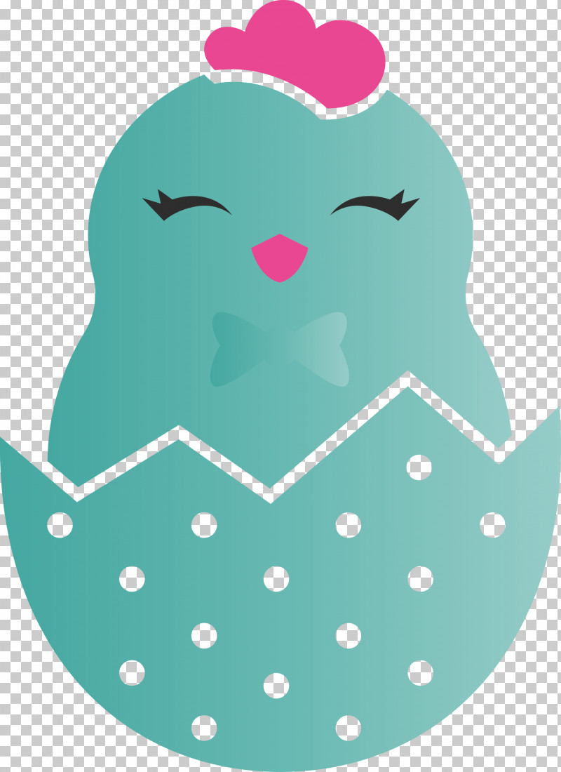 Chick In Eggshell Easter Day Adorable Chick PNG, Clipart, Adorable Chick, Chick In Eggshell, Easter Day, Green, Polka Dot Free PNG Download