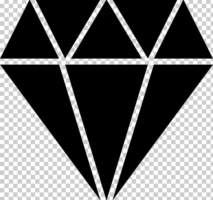 Diamond Gemstone Computer Icons PNG, Clipart, Angle, Area, Black, Black And White, Circle Free PNG Download