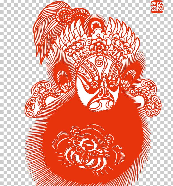 Peking Opera Chinese Opera Chinese Paper Cutting Budaya Tionghoa PNG, Clipart, Chinese Opera, Chinese Paper Cutting, Drama, Face, Flower Free PNG Download