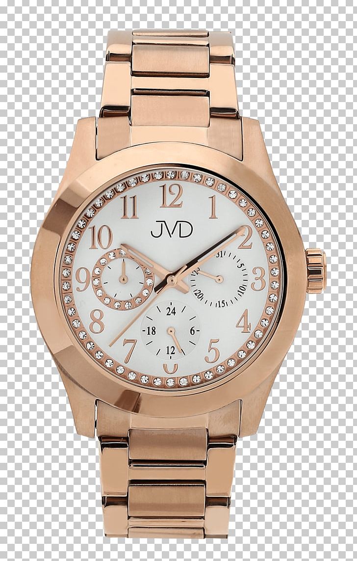 Watch Fossil Group Quartz Clock Gold PNG, Clipart, Accessories, Automatic Watch, Beige, Bracelet, Brown Free PNG Download