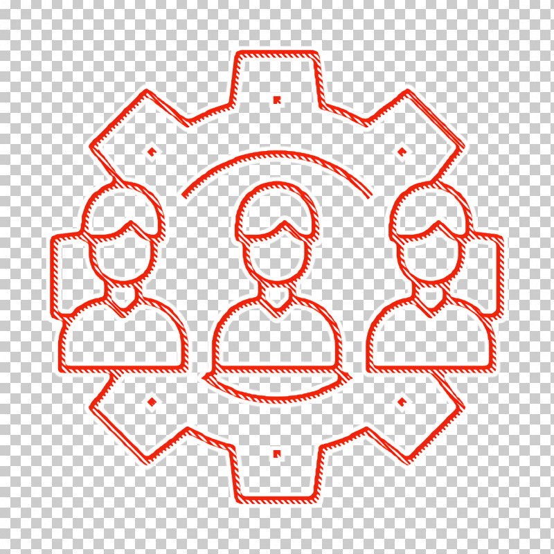 Management Icon Team Icon PNG, Clipart, Circle, Line, Line Art, Management Icon, Red Free PNG Download