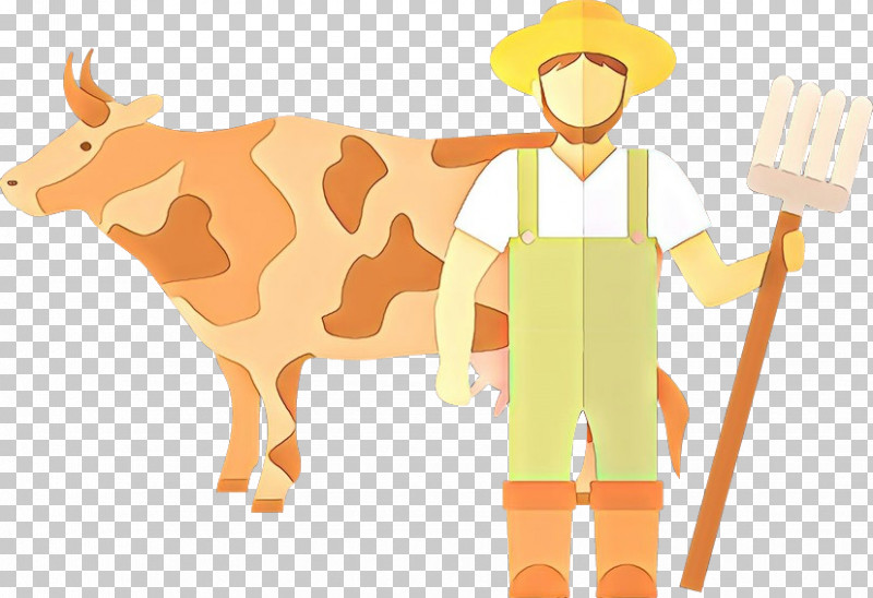 Cartoon Bovine Cow-goat Family Working Animal PNG, Clipart, Bovine, Cartoon, Cowgoat Family, Working Animal Free PNG Download
