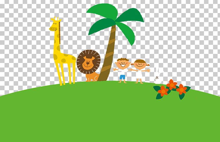 Giraffe Illustration Desktop Leaf PNG, Clipart, Animals, Art, Cartoon, Computer, Computer Wallpaper Free PNG Download