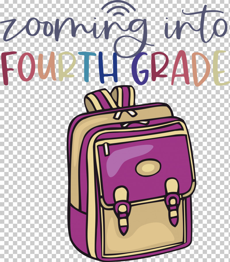 Back To School Fourth Grade PNG, Clipart, Back To School, Bag, Baggage, Cartoon, Fourth Grade Free PNG Download