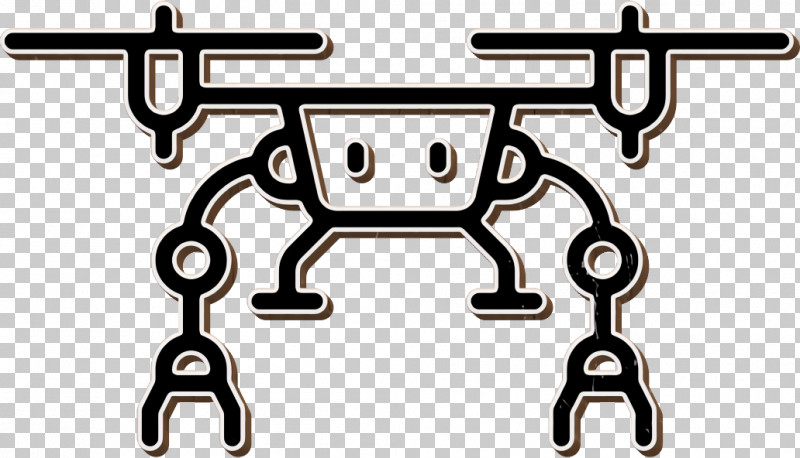 Drone Icon Robot Icon Linear Robot Pictograms Icon PNG, Clipart, Car, Drone Icon, Geometry, Household Hardware, Line Free PNG Download