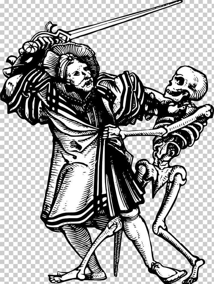 The Kiss Of Death Danse Macabre Santa Muerte PNG, Clipart, Art, Black And White, Cartoon, Danse Macabre, Fictional Character Free PNG Download