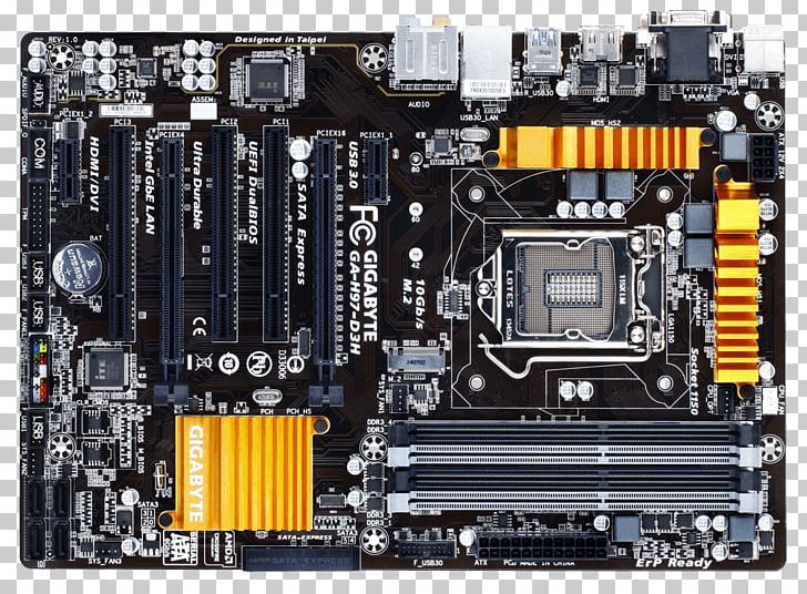 Intel LGA 1150 Motherboard Gigabyte Technology ATX PNG, Clipart, Atx, Bios, Computer Component, Computer Hardware, Cpu Free PNG Download